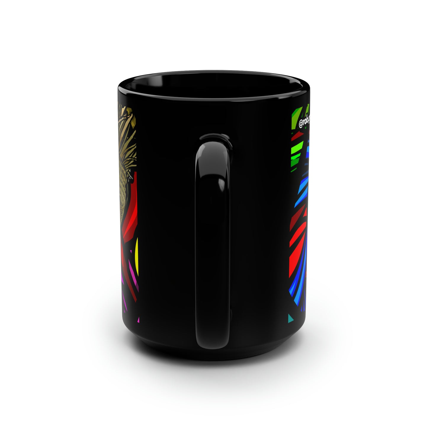 TRES SANTOS REYES Taza Negra 15oz