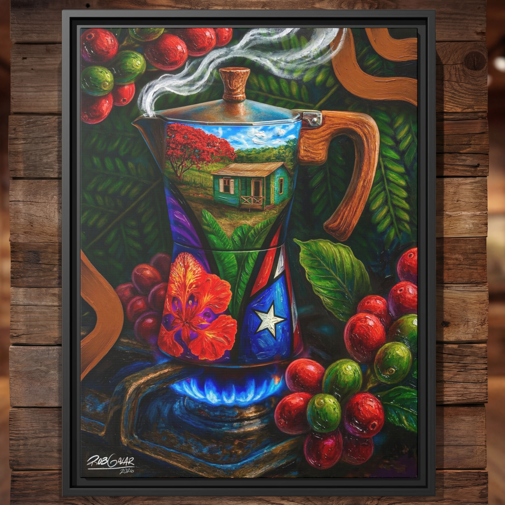 CAFÉ RICO - Arte Enmarcado