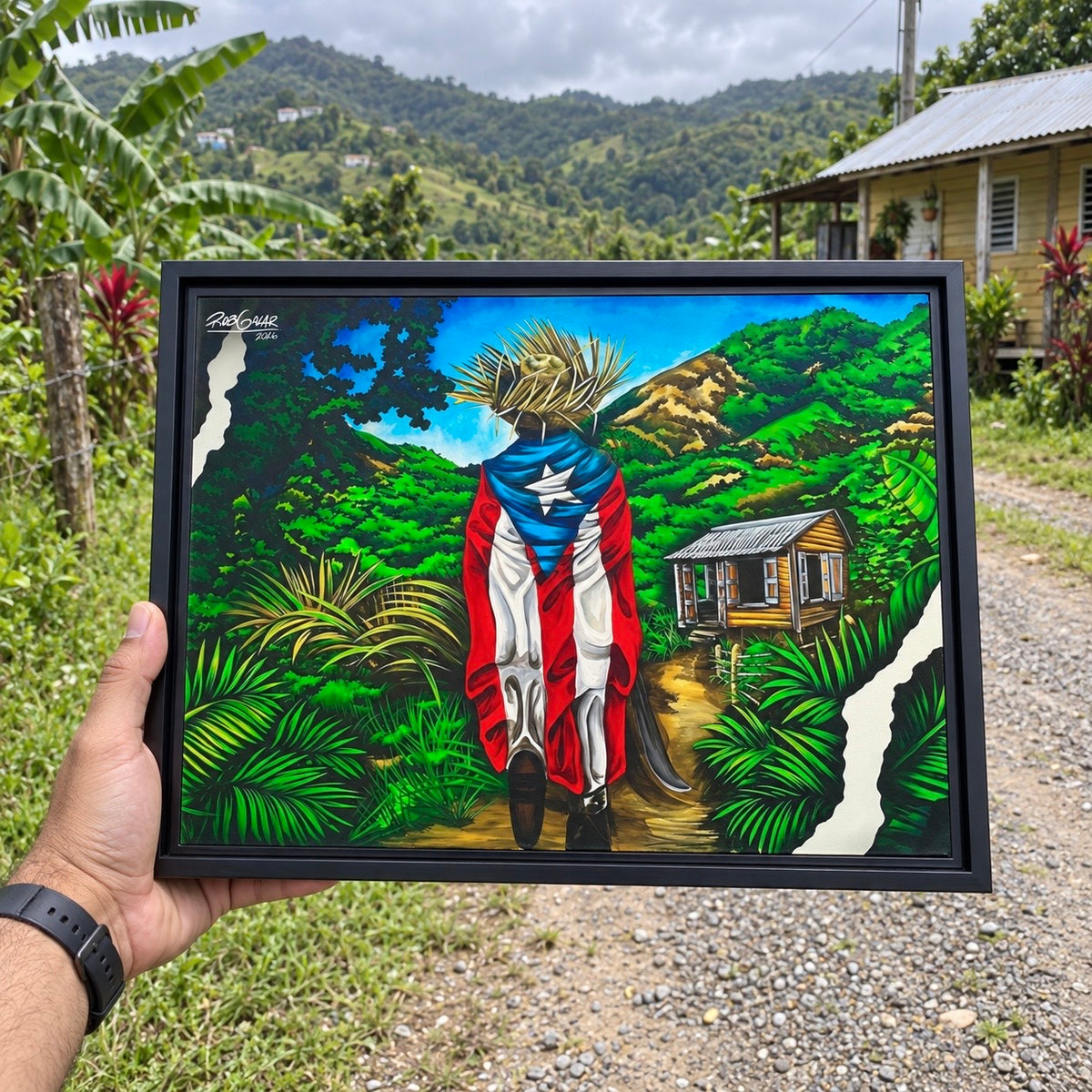 JIBARITO - Framed Canvas Art