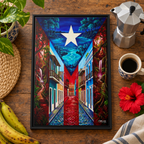 LAGUNA BIOLUMINICENTE - Framed Canvas Art