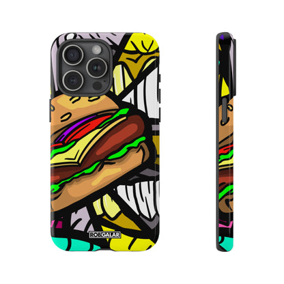 BITE MY BURGER Phone Cases