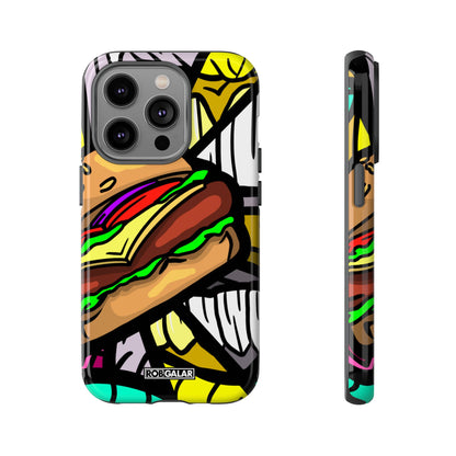 BITE MY BURGER Phone Cases