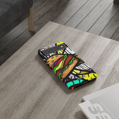 BITE MY BURGER Phone Cases