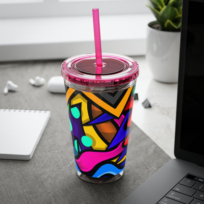 COLOR STYLUS SUNSPLASH Tumbler with Straw