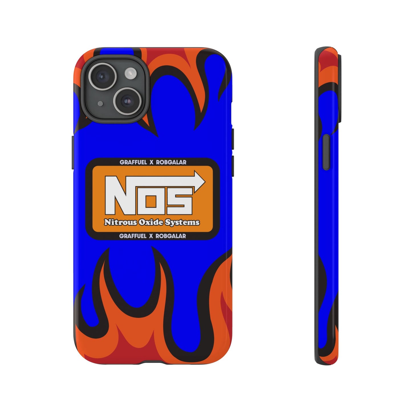 NOS FLAMES GRAFFUEL Phone Cases