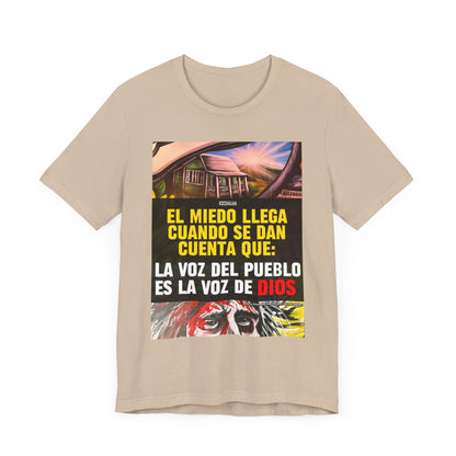 CON DIOS EL MIEDO ES REAL Shirt