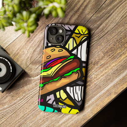 BITE MY BURGER Phone Cases