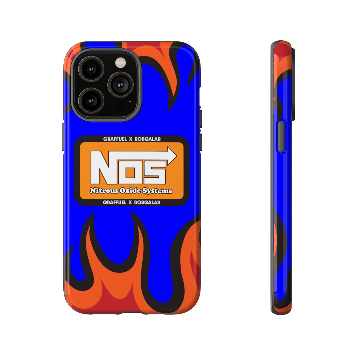 NOS FLAMES GRAFFUEL Phone Cases