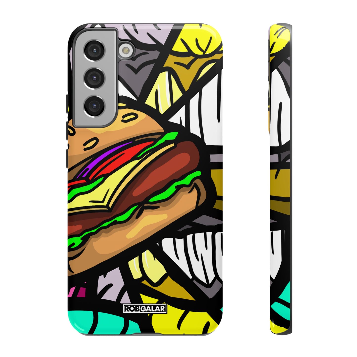 BITE MY BURGER Phone Cases