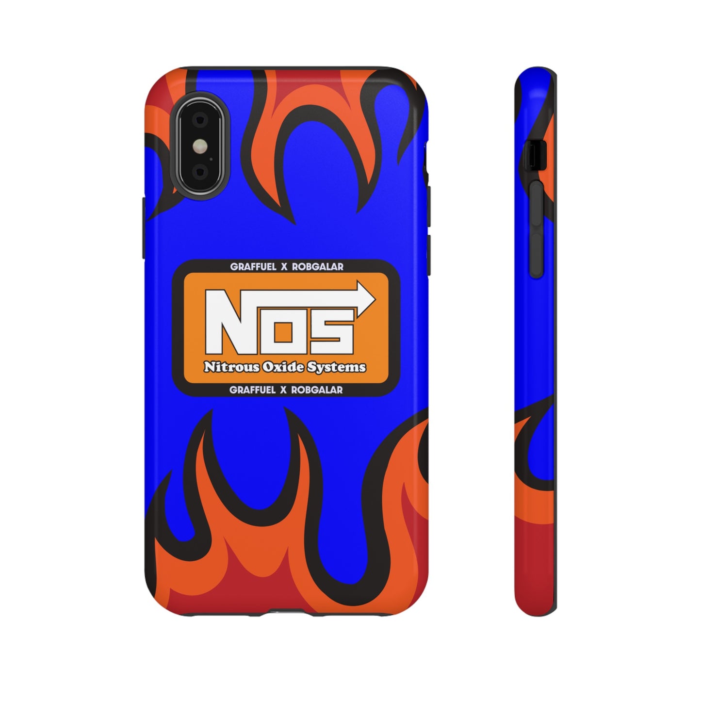 NOS FLAMES GRAFFUEL Phone Cases