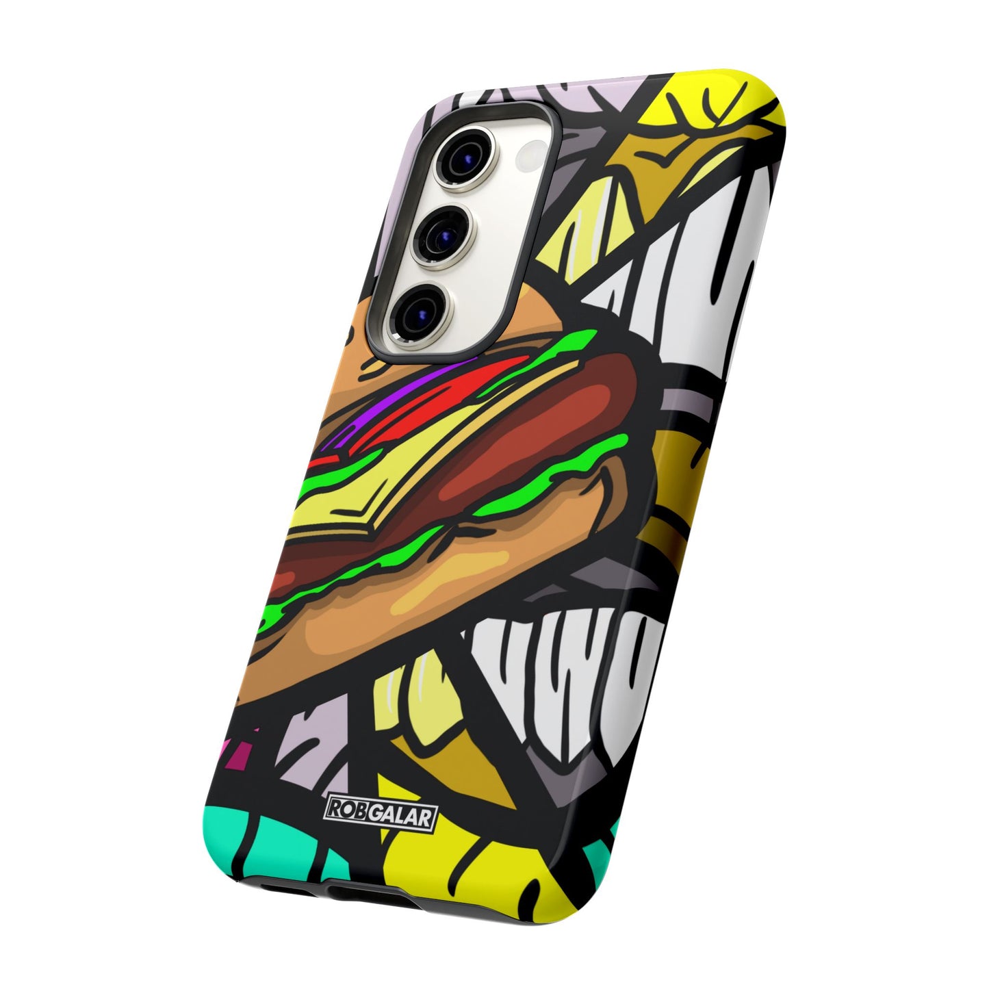 BITE MY BURGER Phone Cases