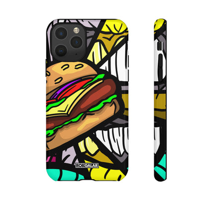 BITE MY BURGER Phone Cases