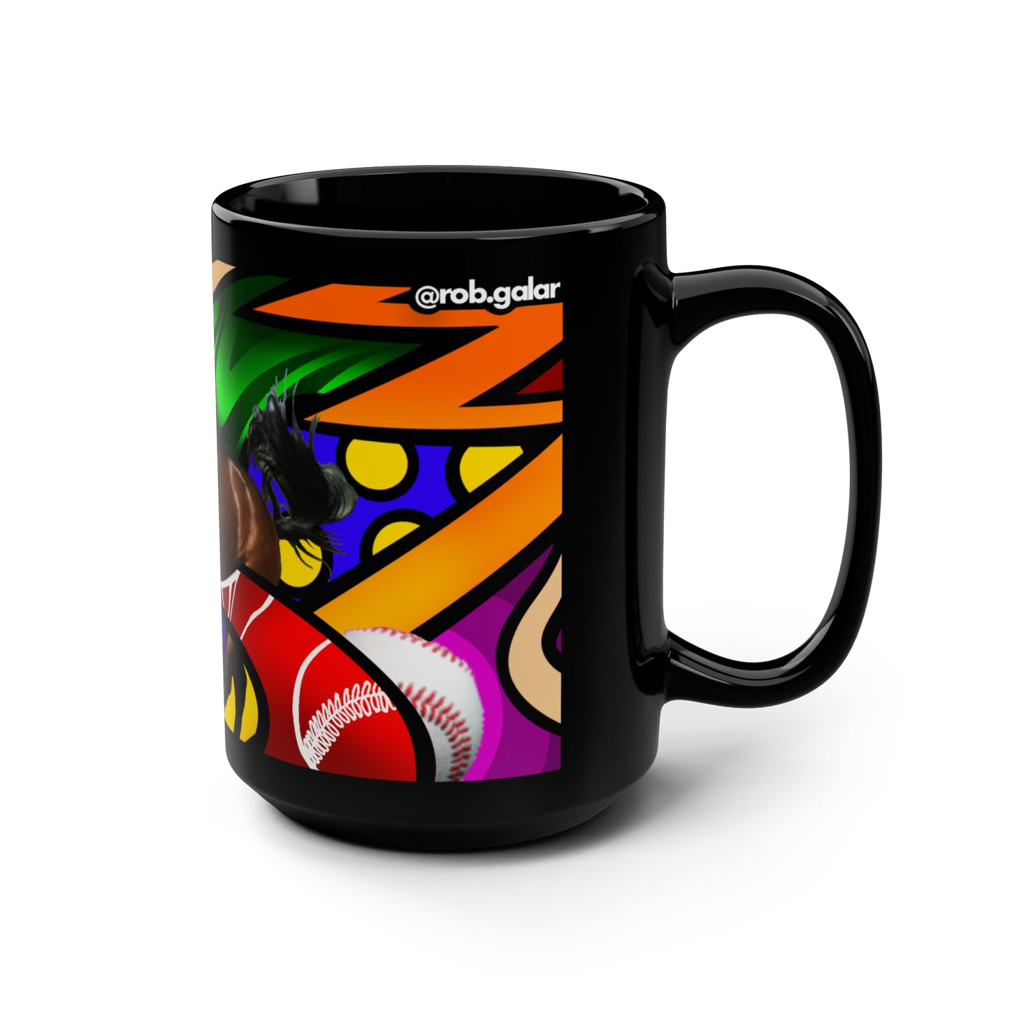 Taza AGALOPIA Negra 15oz