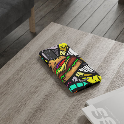 BITE MY BURGER Phone Cases