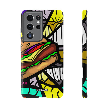 BITE MY BURGER Phone Cases