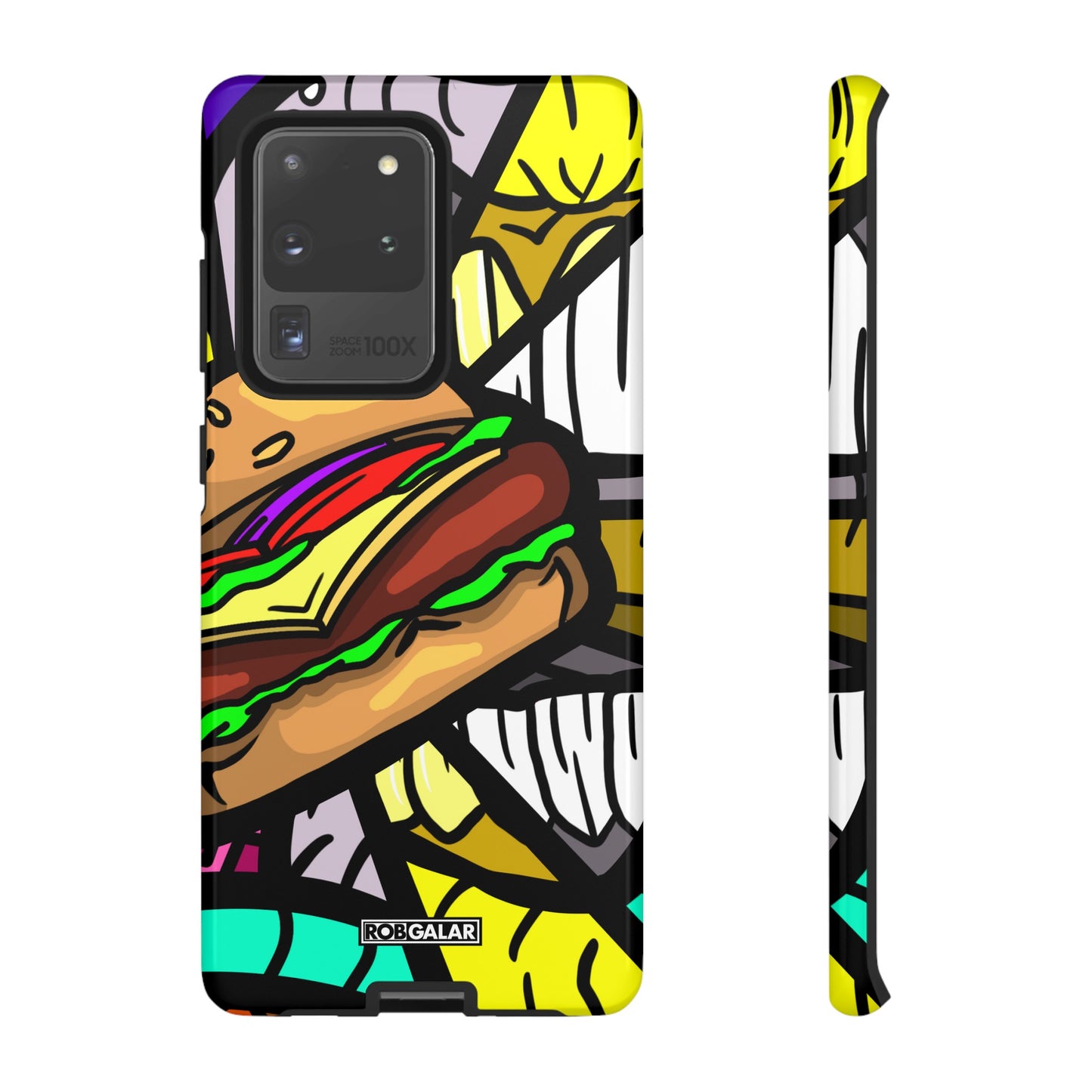 BITE MY BURGER Phone Cases