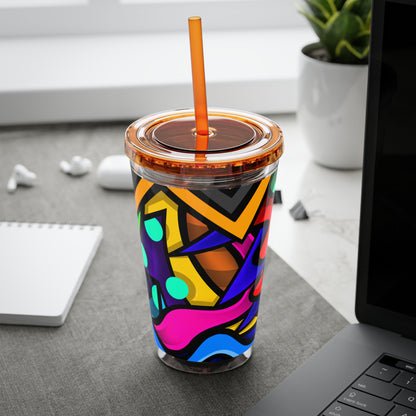 COLOR STYLUS SUNSPLASH Tumbler with Straw