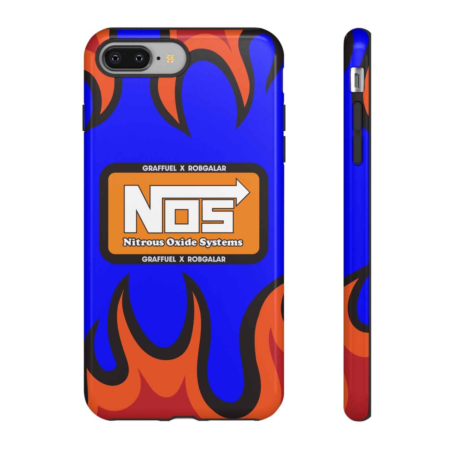 NOS FLAMES GRAFFUEL Phone Cases