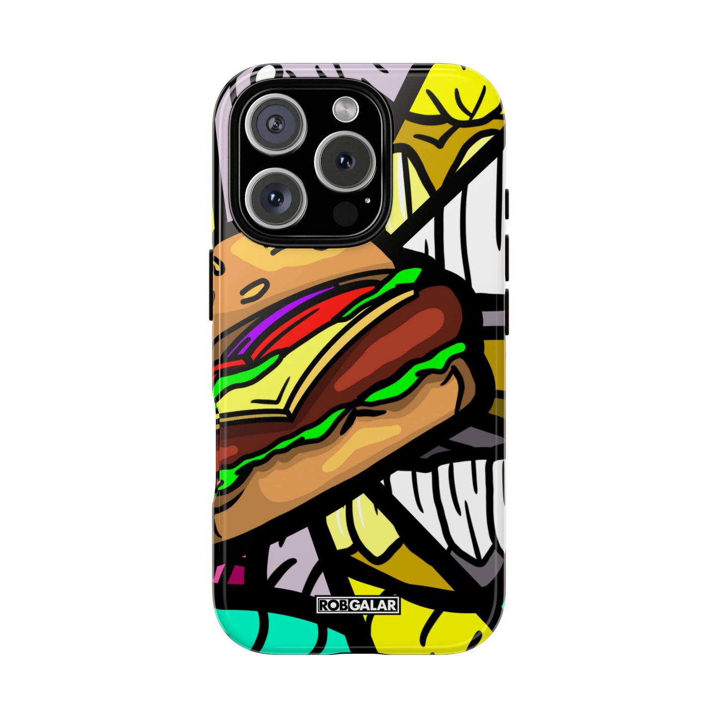 BITE MY BURGER Phone Cases