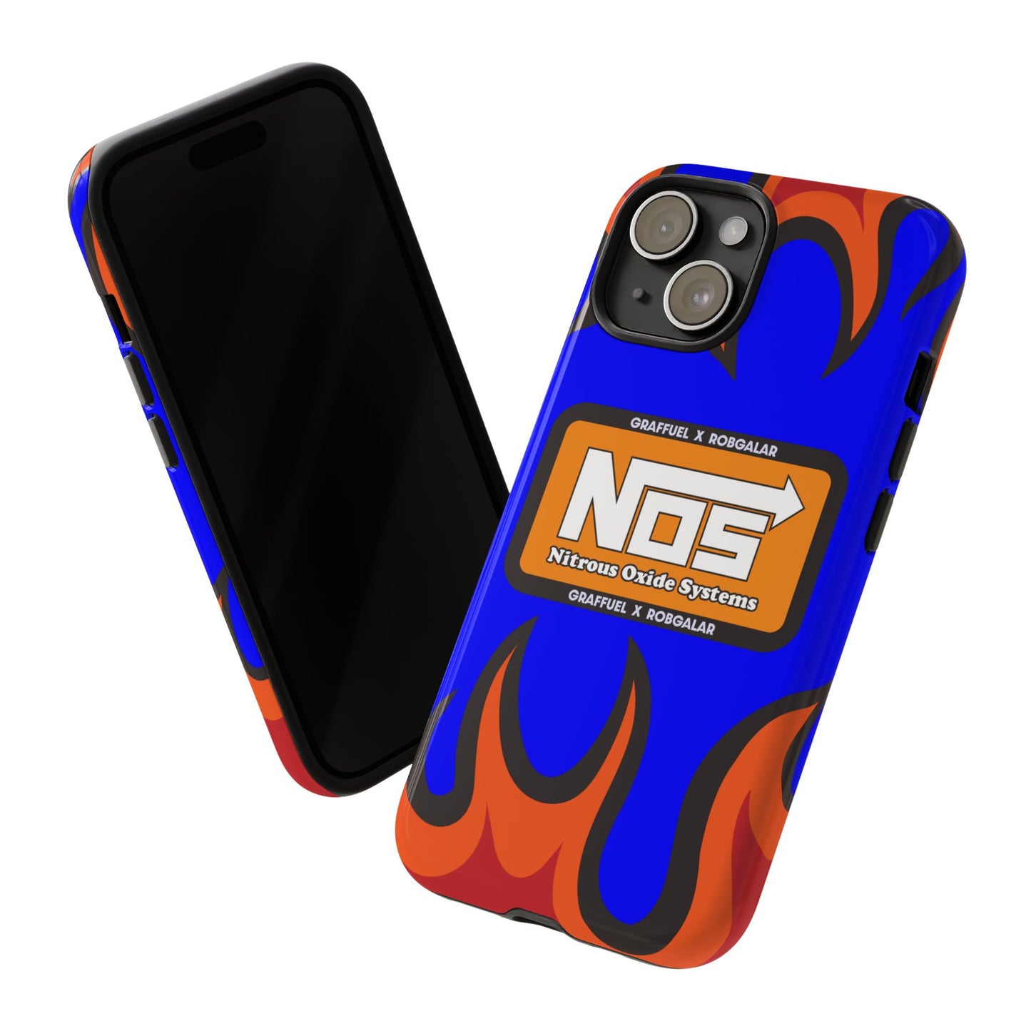 NOS FLAMES GRAFFUEL Phone Cases