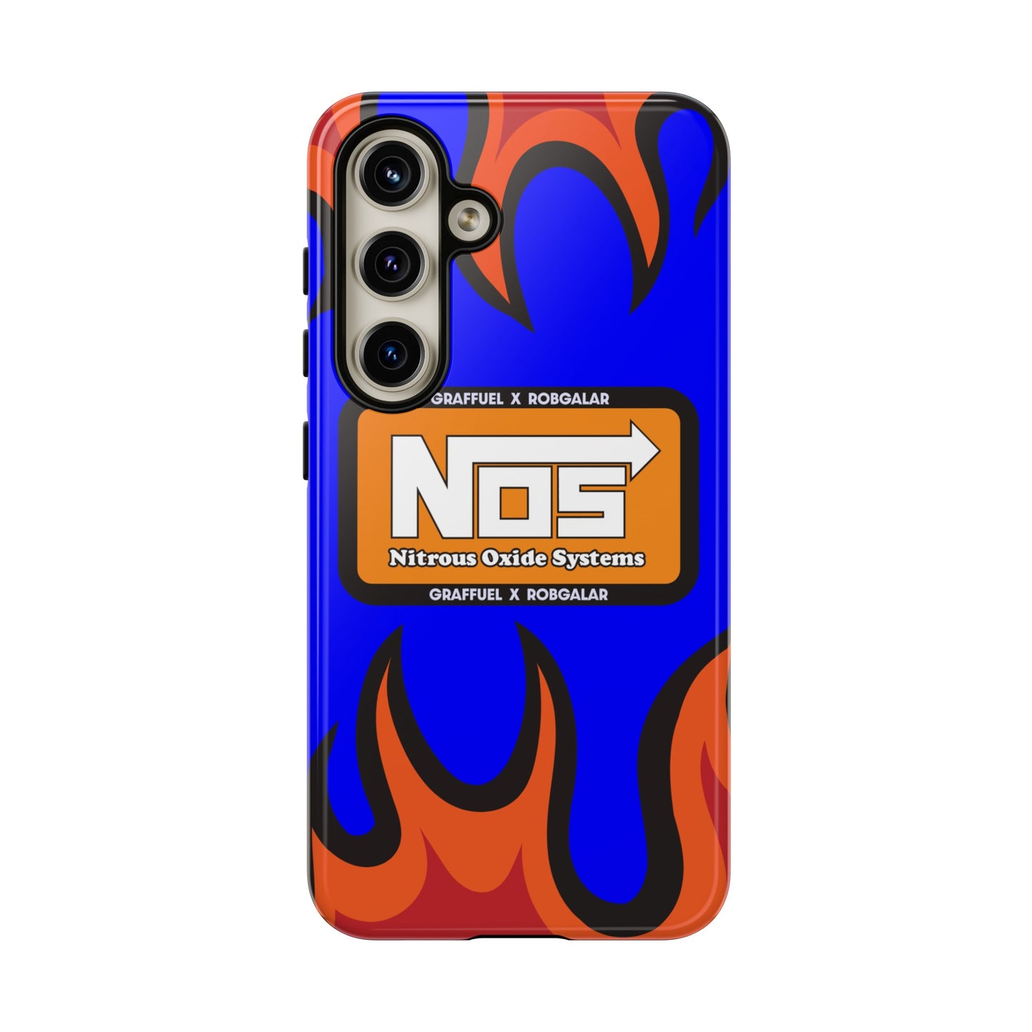 NOS FLAMES GRAFFUEL Phone Cases