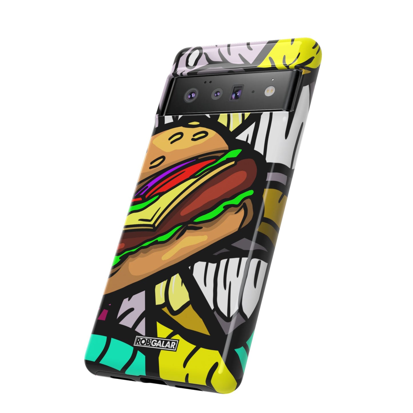 BITE MY BURGER Phone Cases