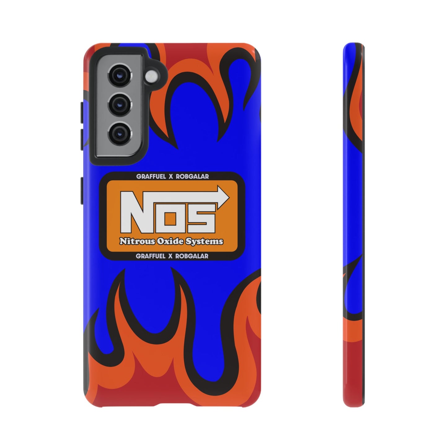 NOS FLAMES GRAFFUEL Phone Cases