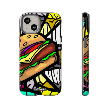 BITE MY BURGER Phone Cases