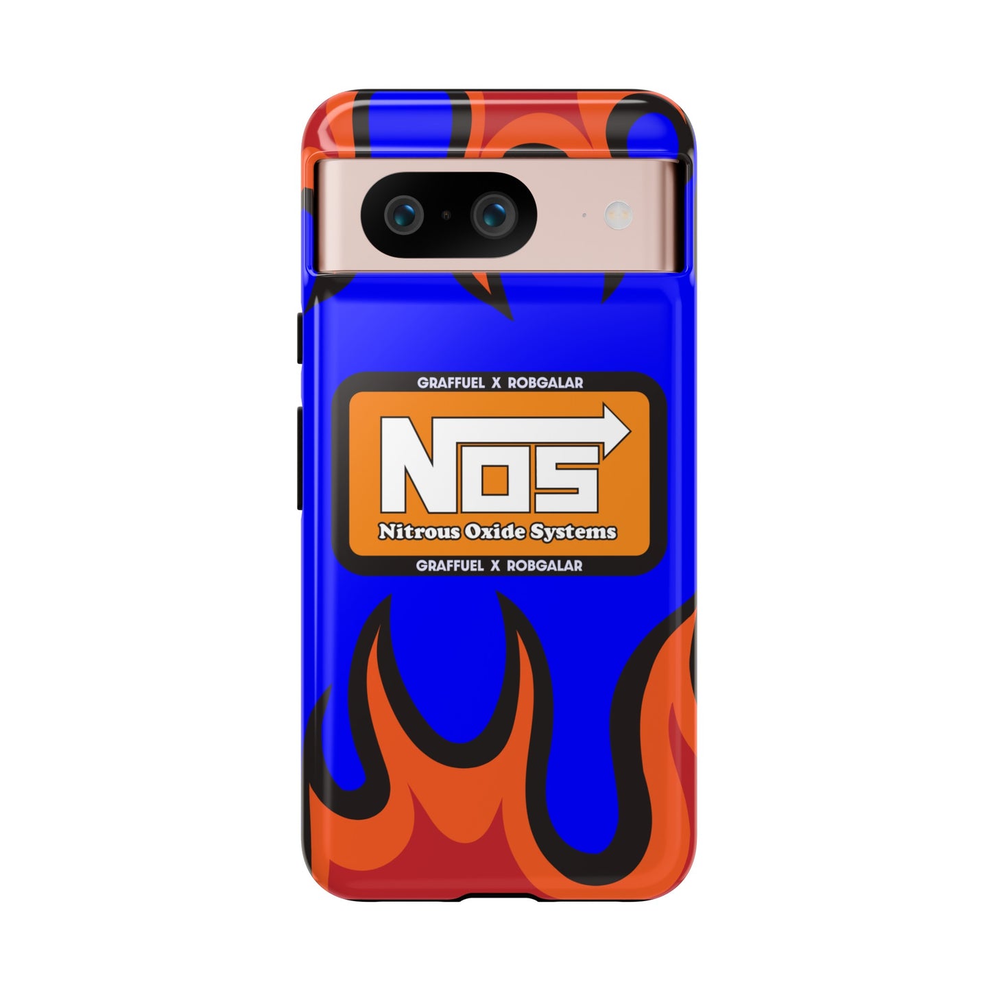 NOS FLAMES GRAFFUEL Phone Cases