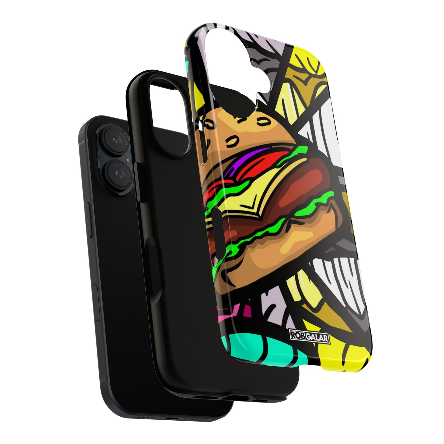 BITE MY BURGER Phone Cases