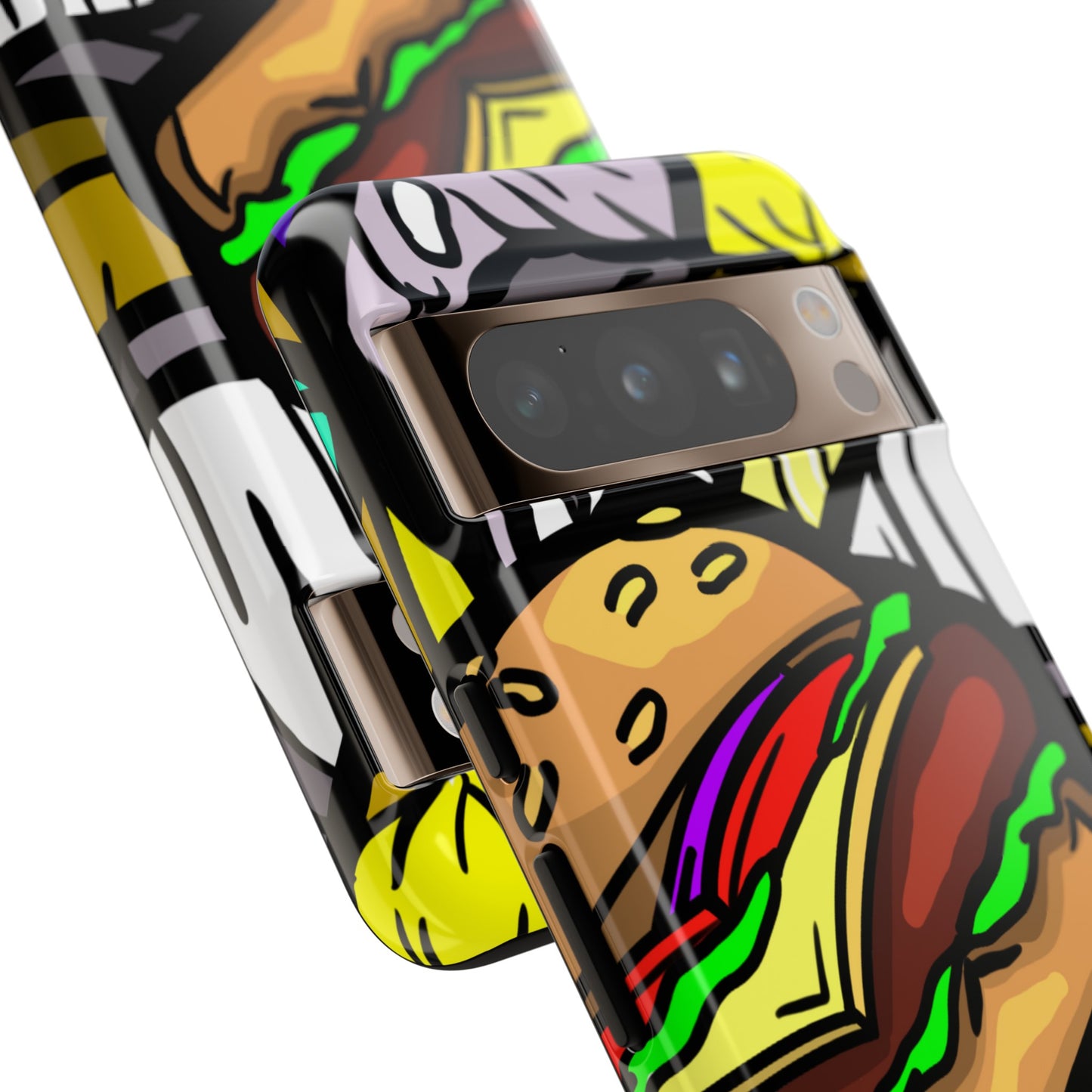 BITE MY BURGER Phone Cases