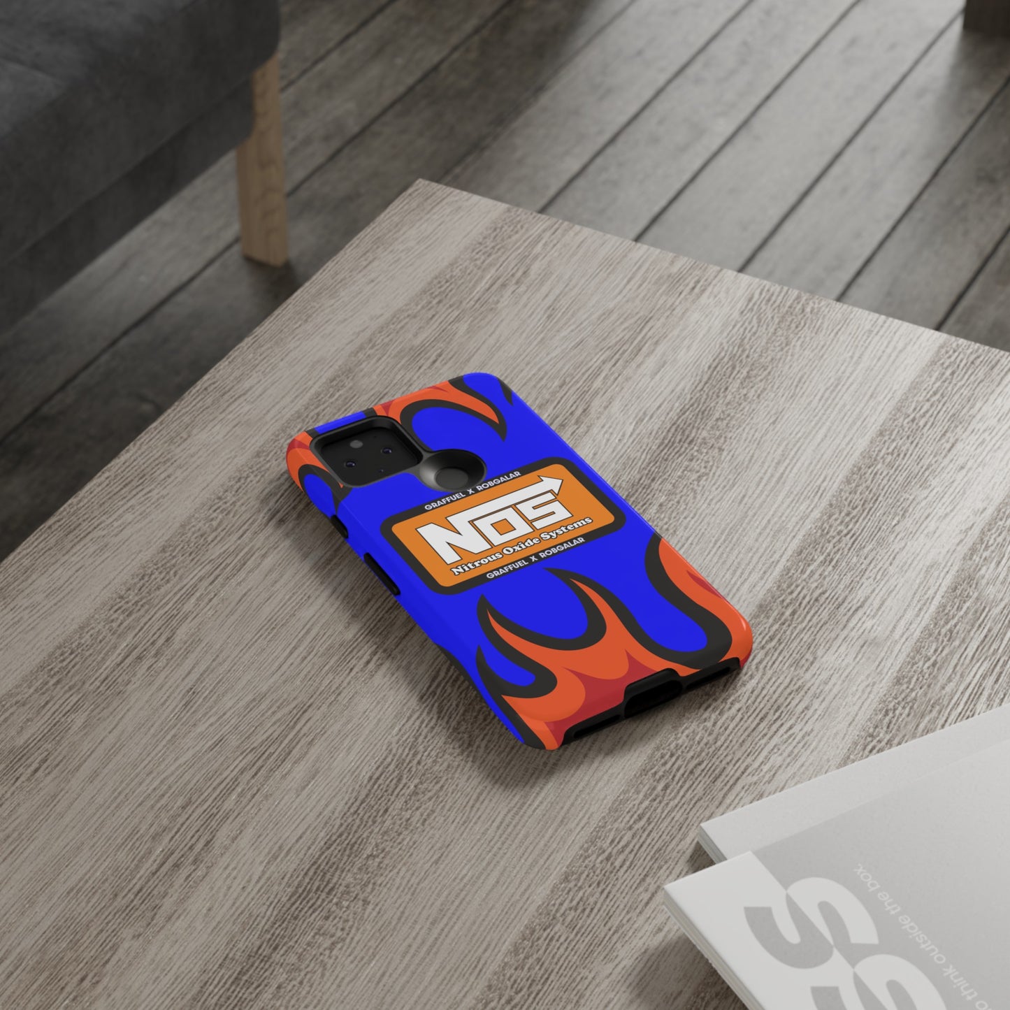 NOS FLAMES GRAFFUEL Phone Cases