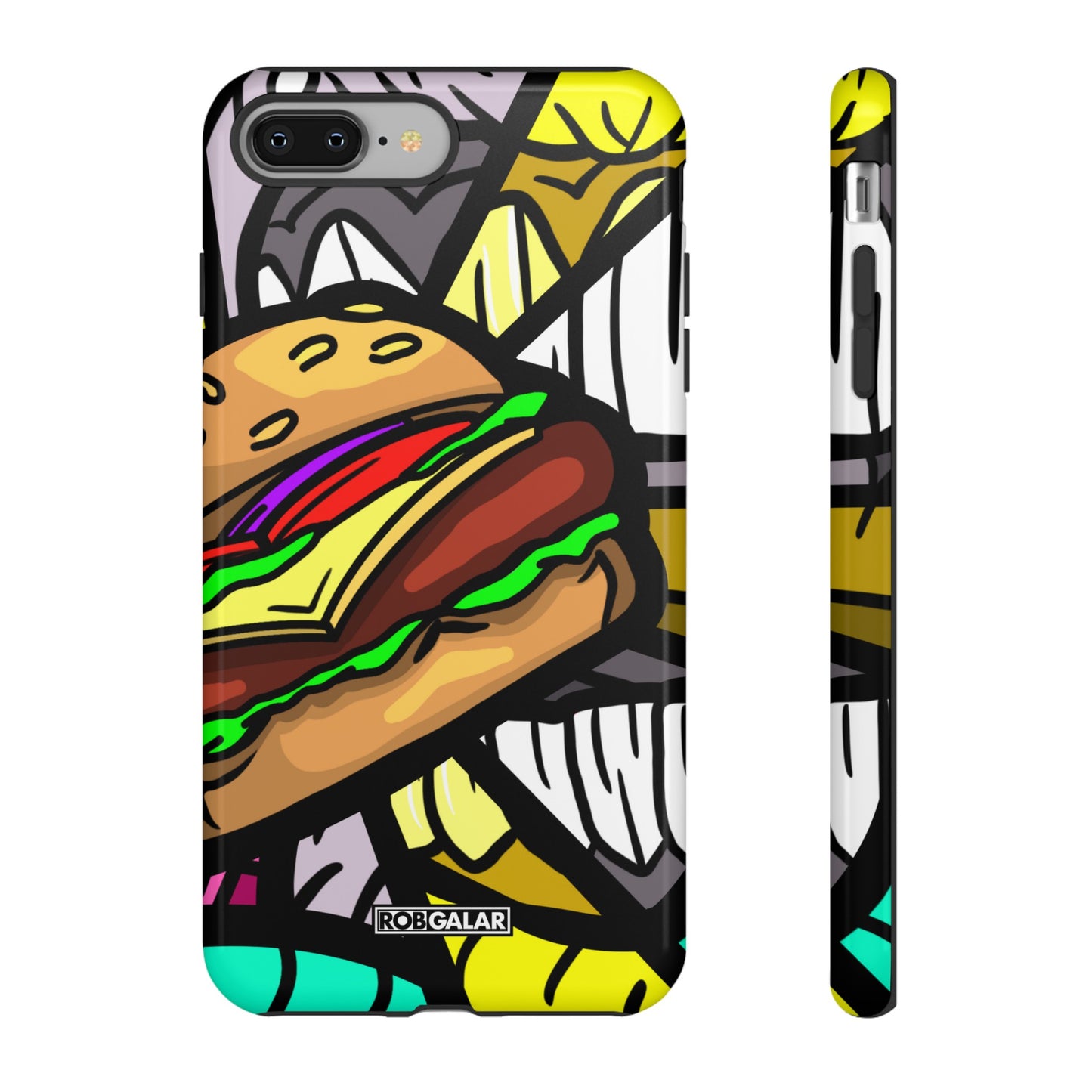 BITE MY BURGER Phone Cases