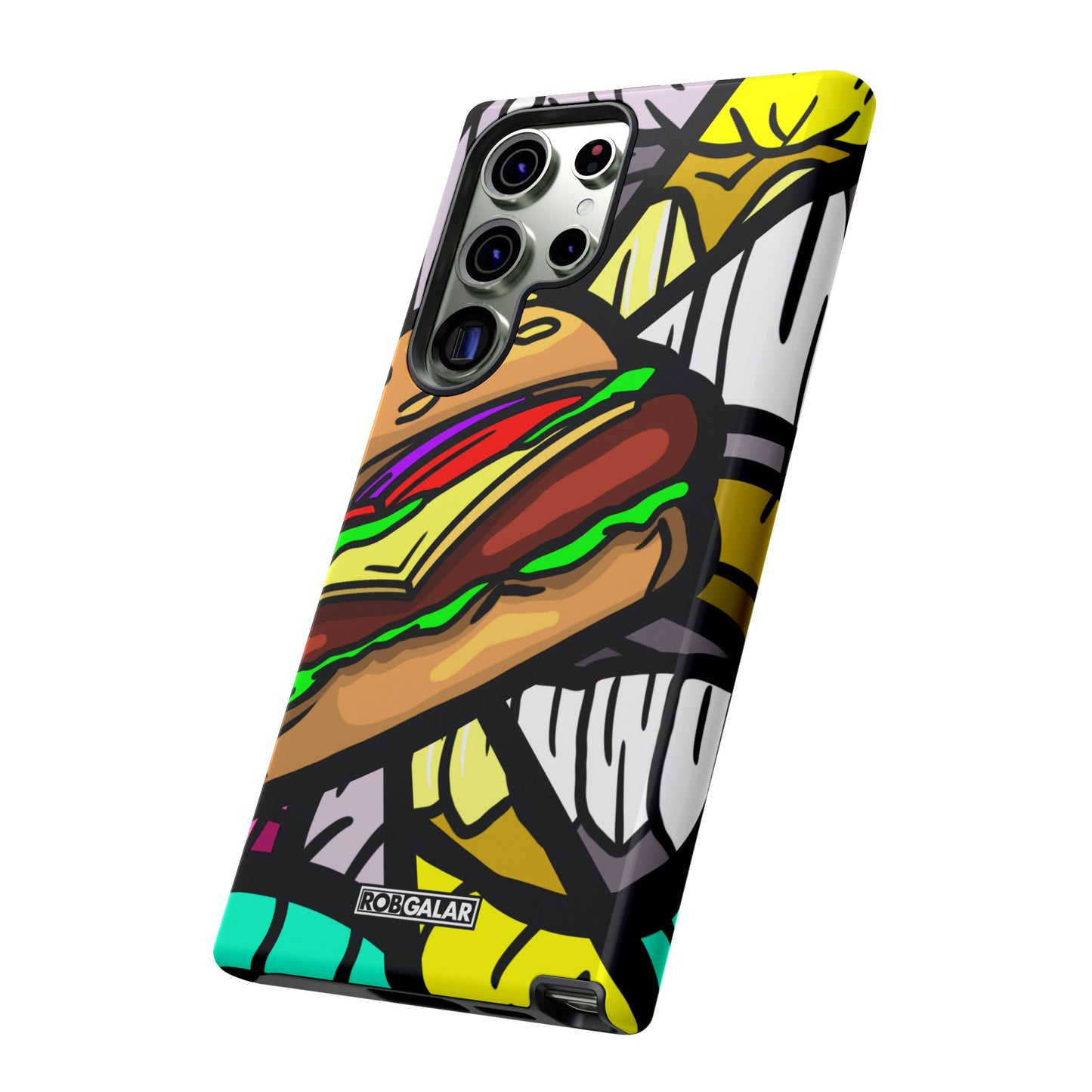 BITE MY BURGER Phone Cases