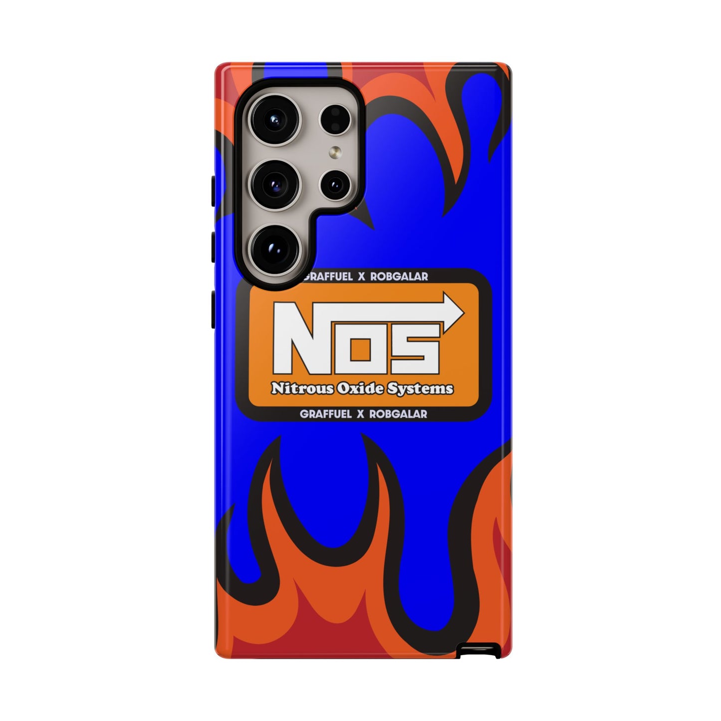 NOS FLAMES GRAFFUEL Phone Cases