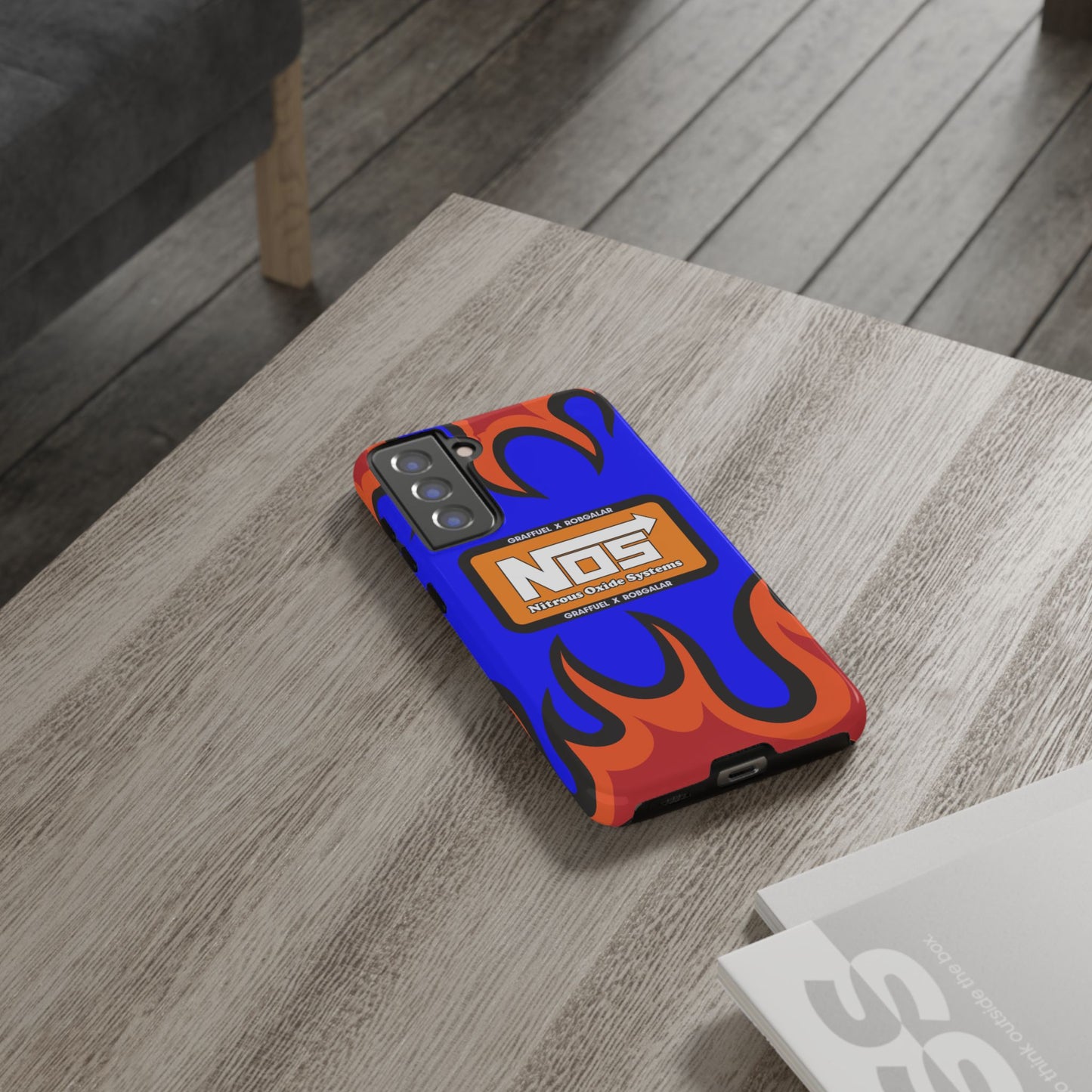 NOS FLAMES GRAFFUEL Phone Cases