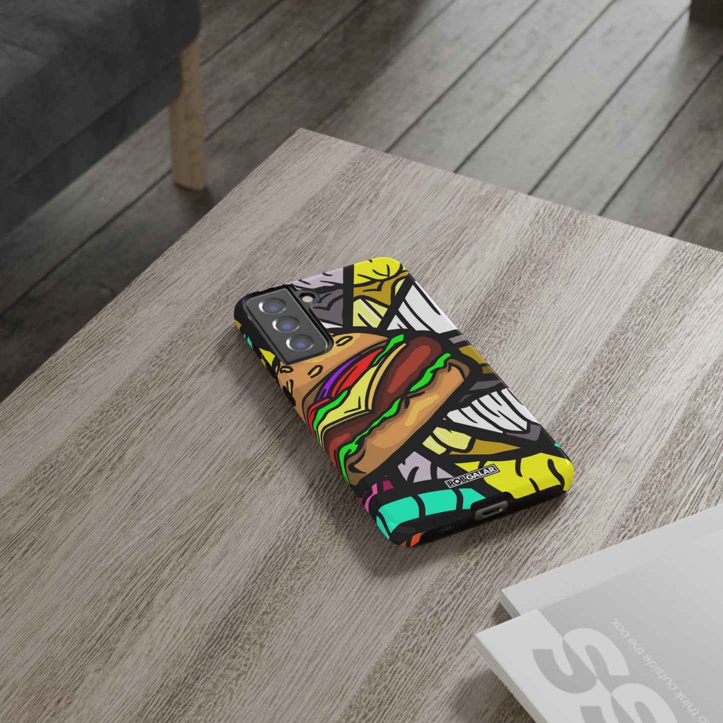 BITE MY BURGER Phone Cases