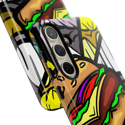 BITE MY BURGER Phone Cases