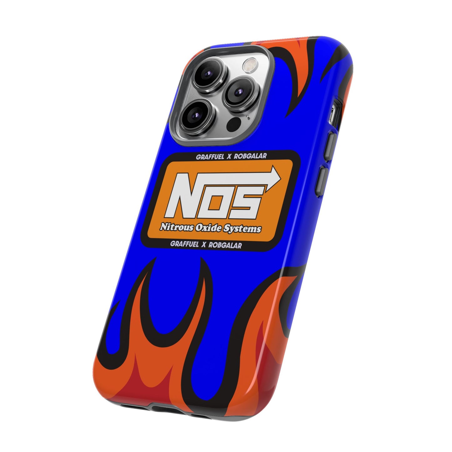 NOS FLAMES GRAFFUEL Phone Cases