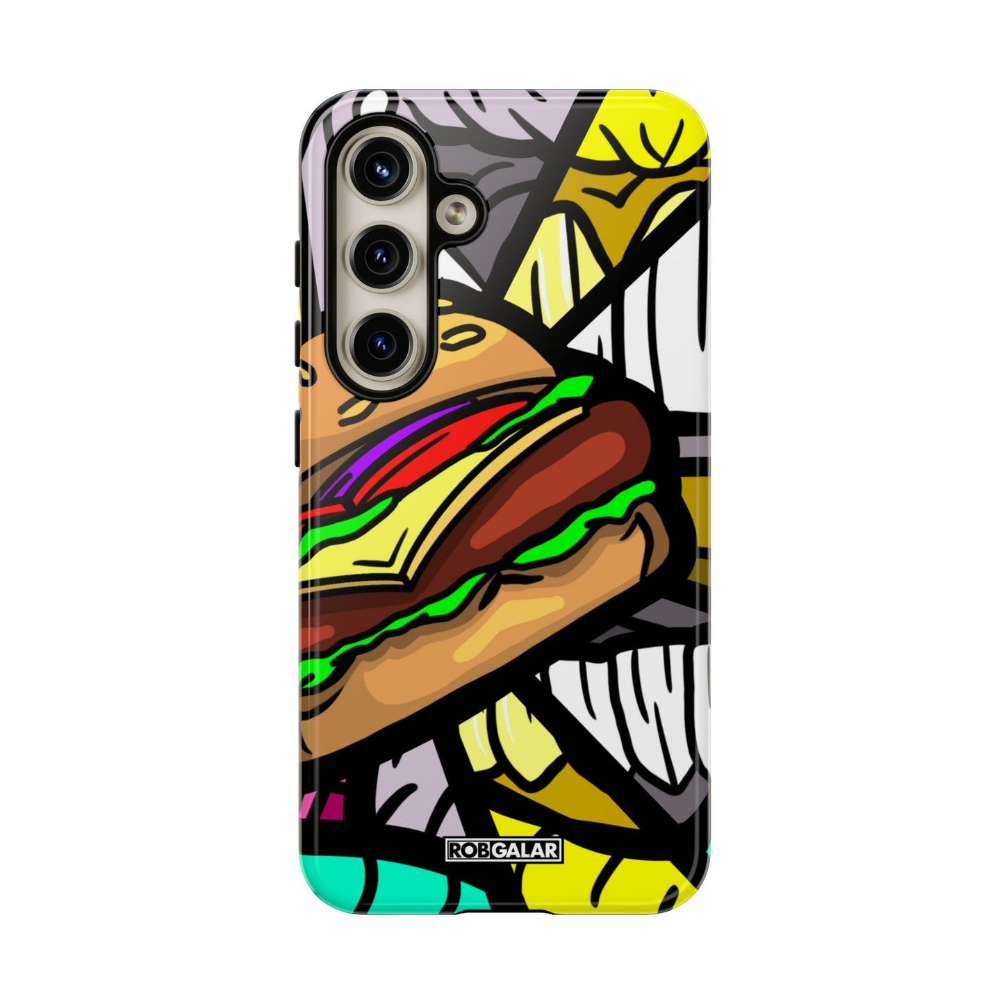 BITE MY BURGER Phone Cases