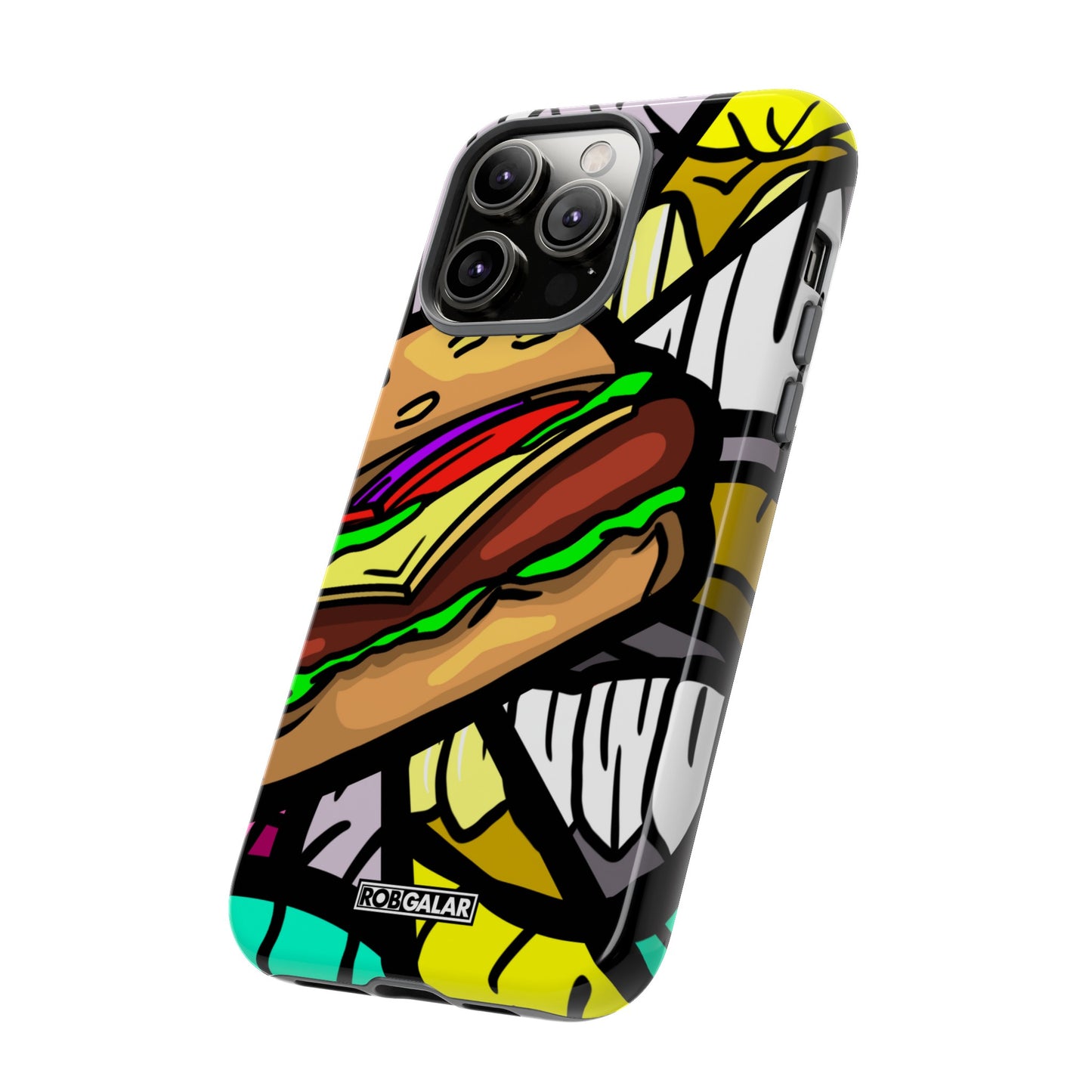 BITE MY BURGER Phone Cases