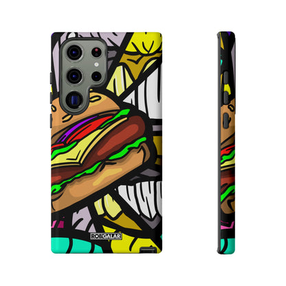 BITE MY BURGER Phone Cases