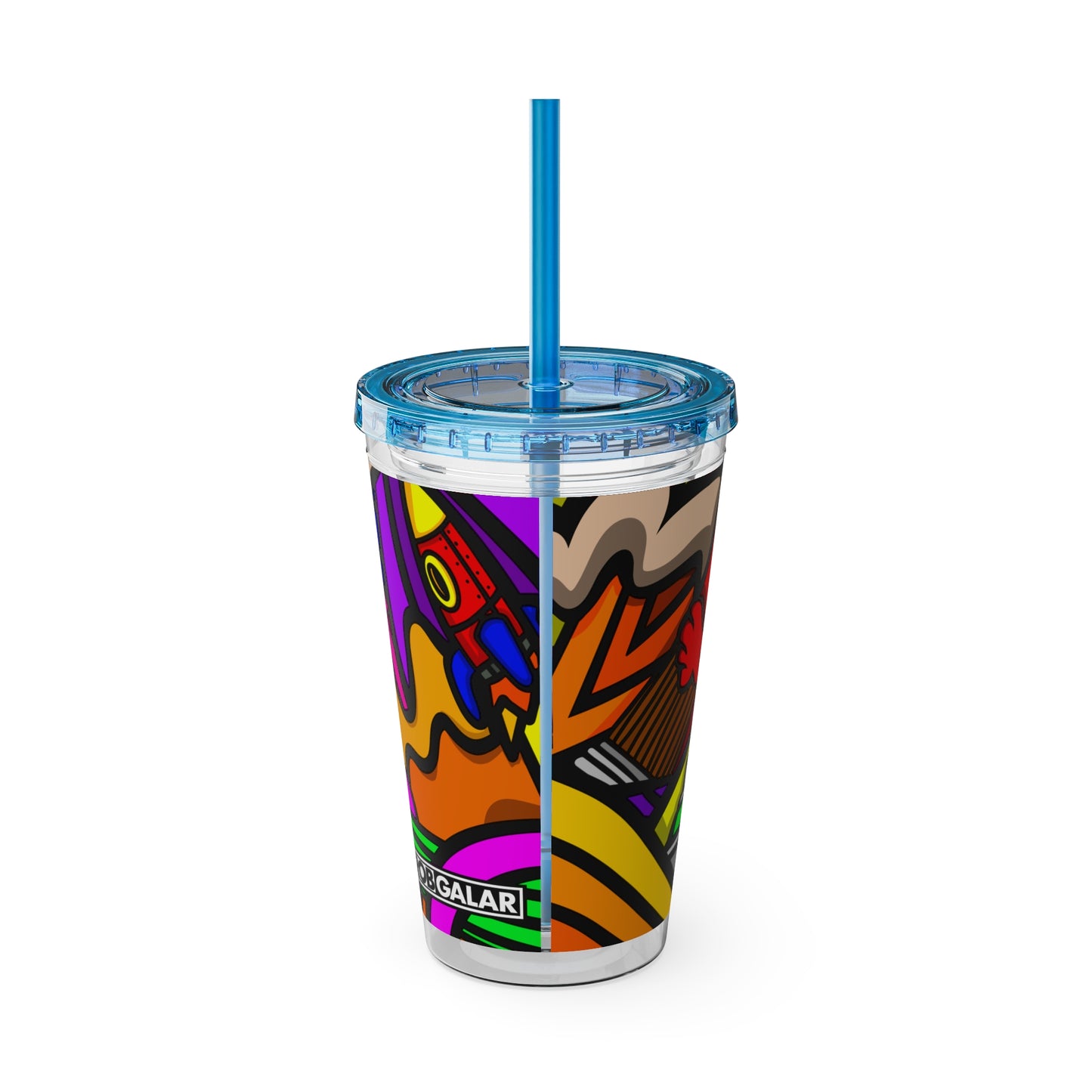 SPACE MATERIALS SUNSPLASH 2 Tumbler with Straw