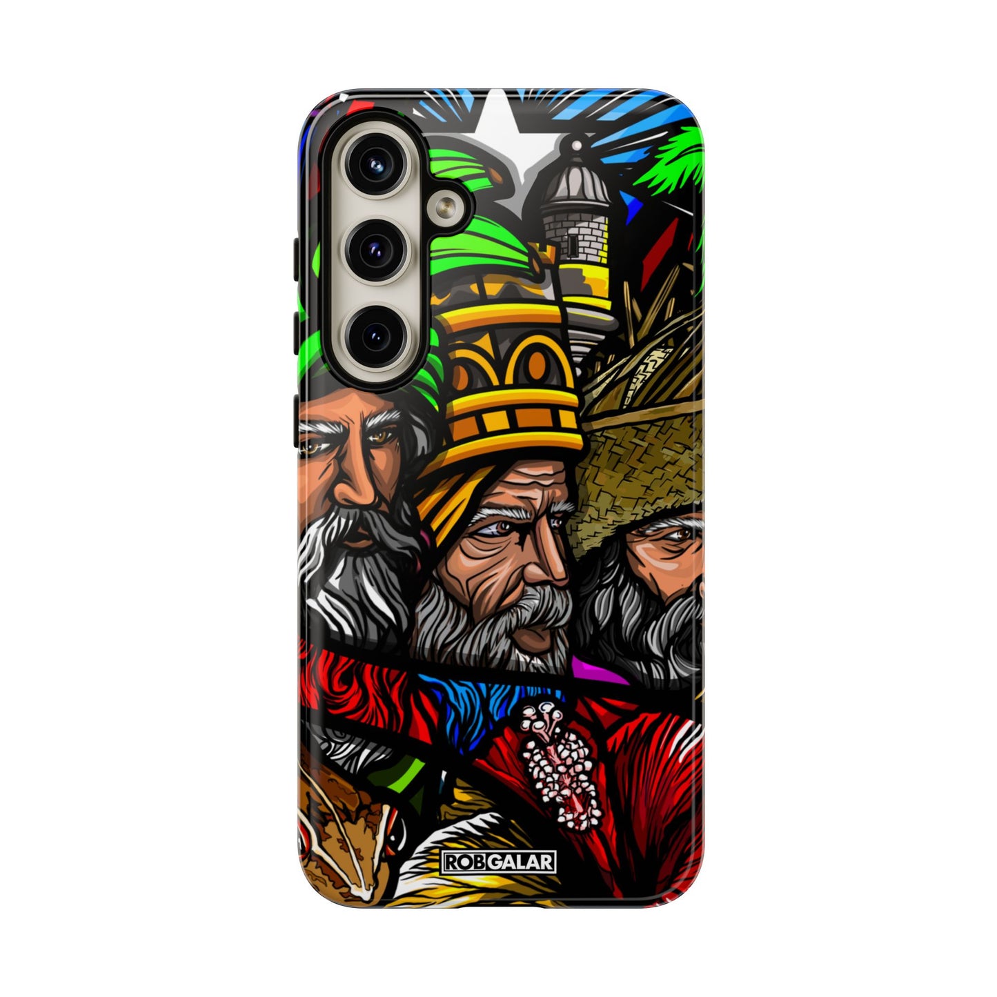 TRES SANTOS REYES Phone Cases