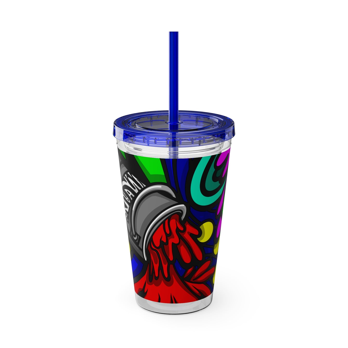 SPACE MATERIALS SUNSPLASH 1 Vaso con Pajita 16oz