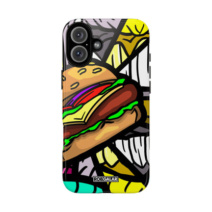 BITE MY BURGER Phone Cases