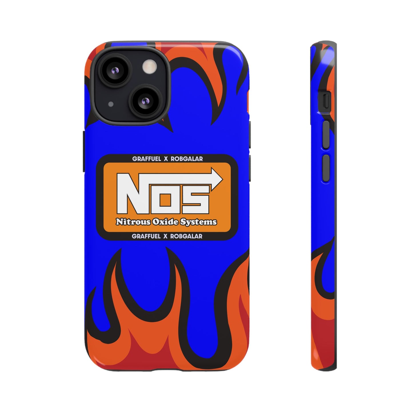 NOS FLAMES GRAFFUEL Phone Cases