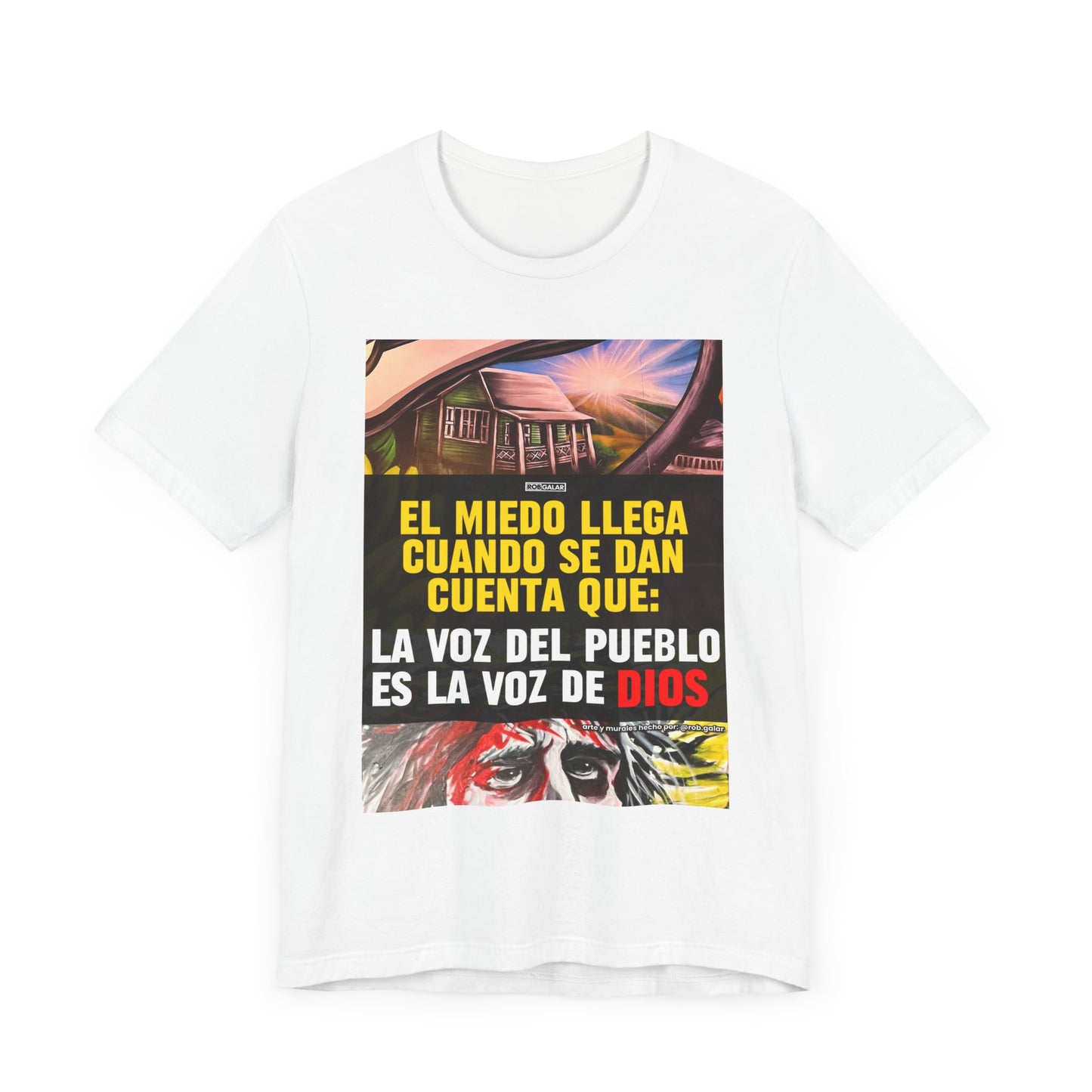 CON DIOS EL MIEDO ES REAL Shirt