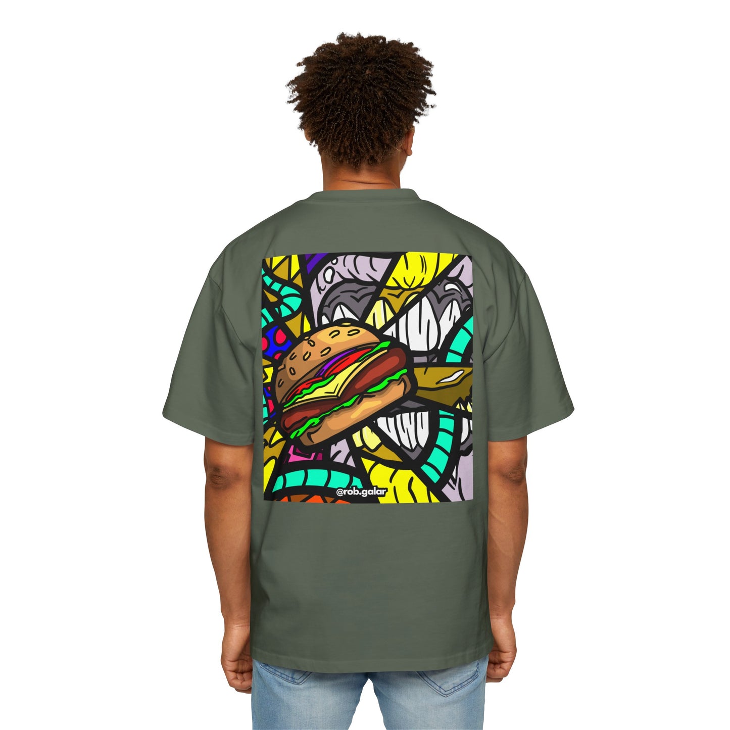 BITE MY BURGER Oversize Tee