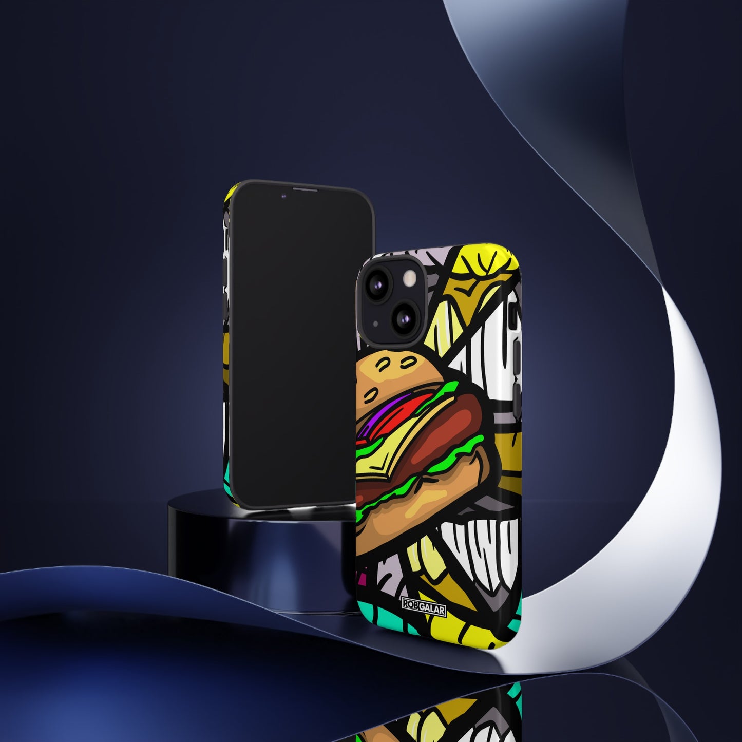 BITE MY BURGER Phone Cases